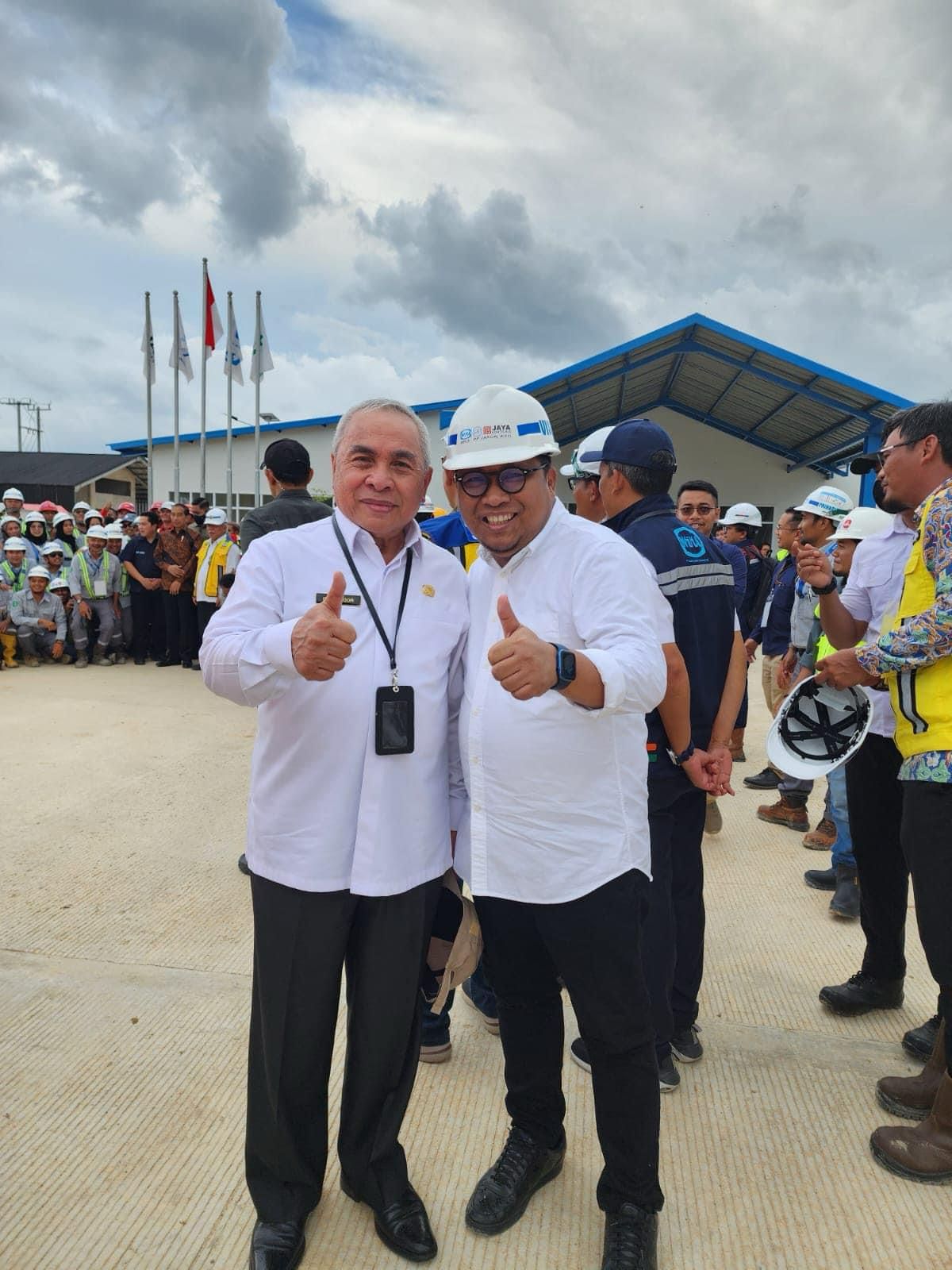 Irwan Fecho bersama Isran Noor